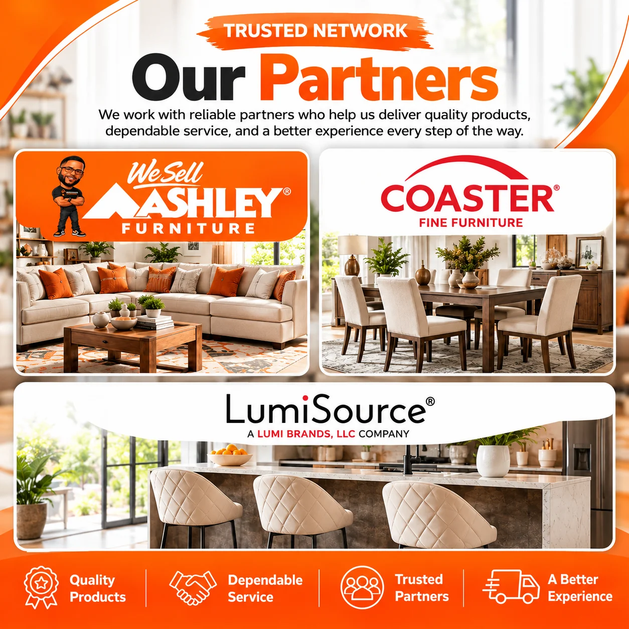Shop our partners at Nedsdag's Bargain Outlet